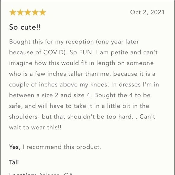 BHLDN MAUDE MINI DRESS NWT NEW IVORY PROM DRESS - Picture 8 of 12